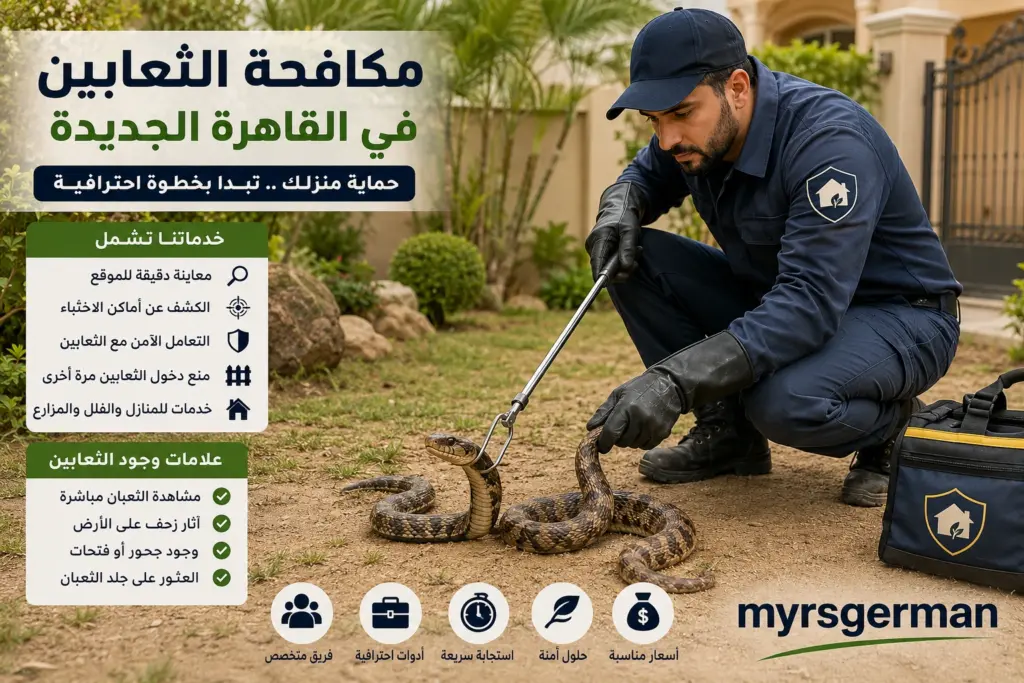 مكافحة الثعابين في القاهرة الجديدة